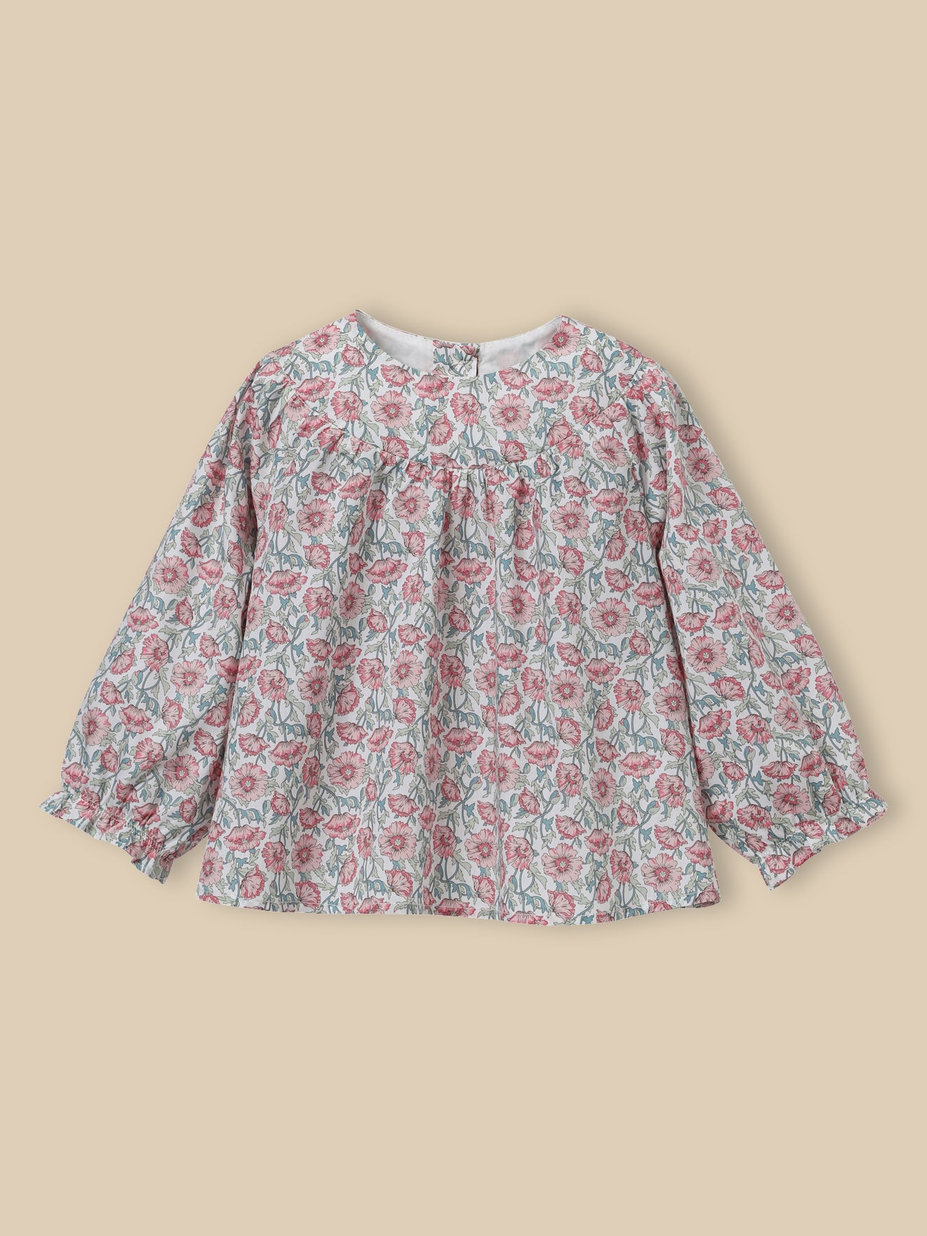 Bluse aus Liberty-Stoff, Baby