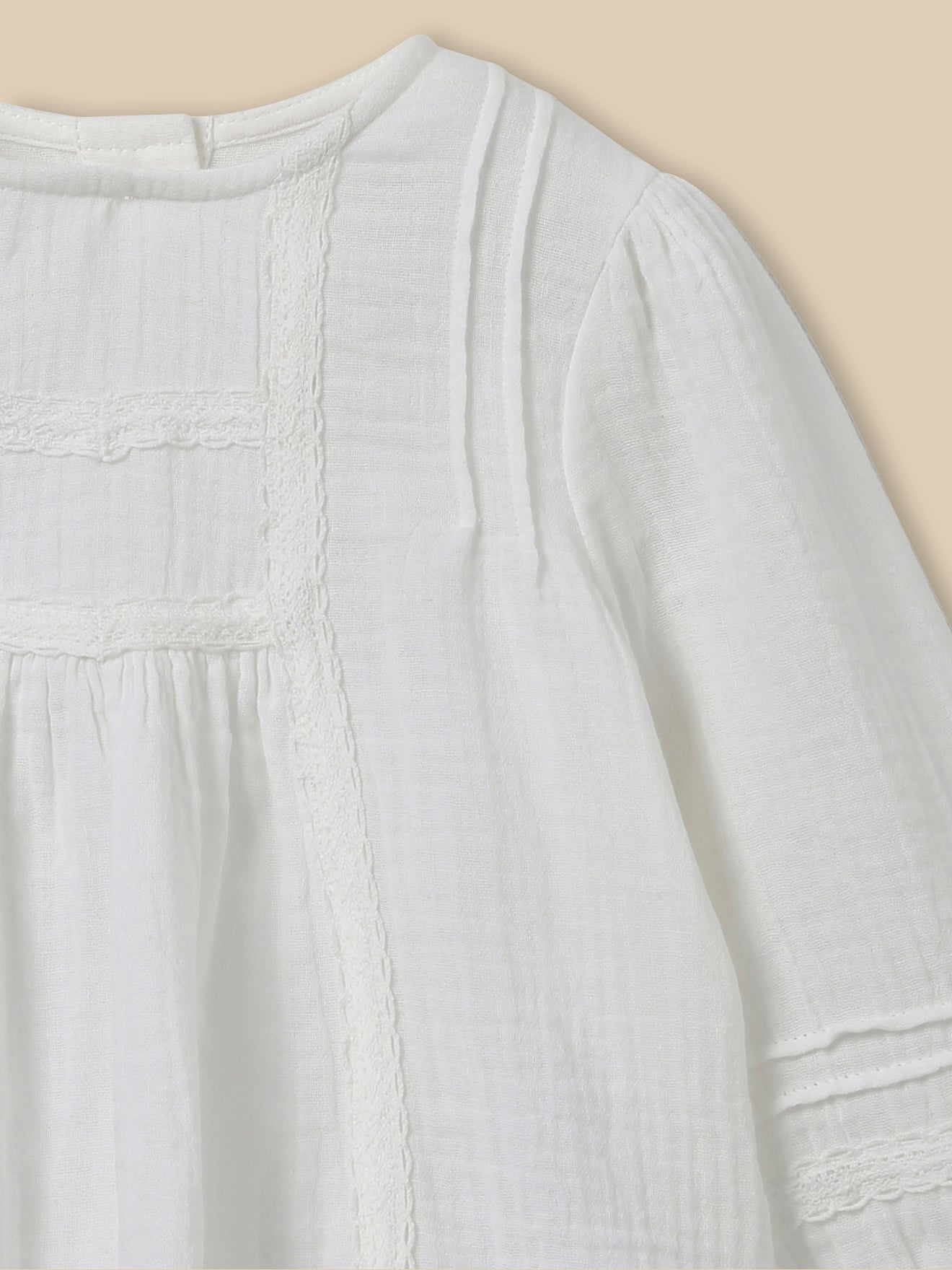 Bluse aus Musselin, Baby