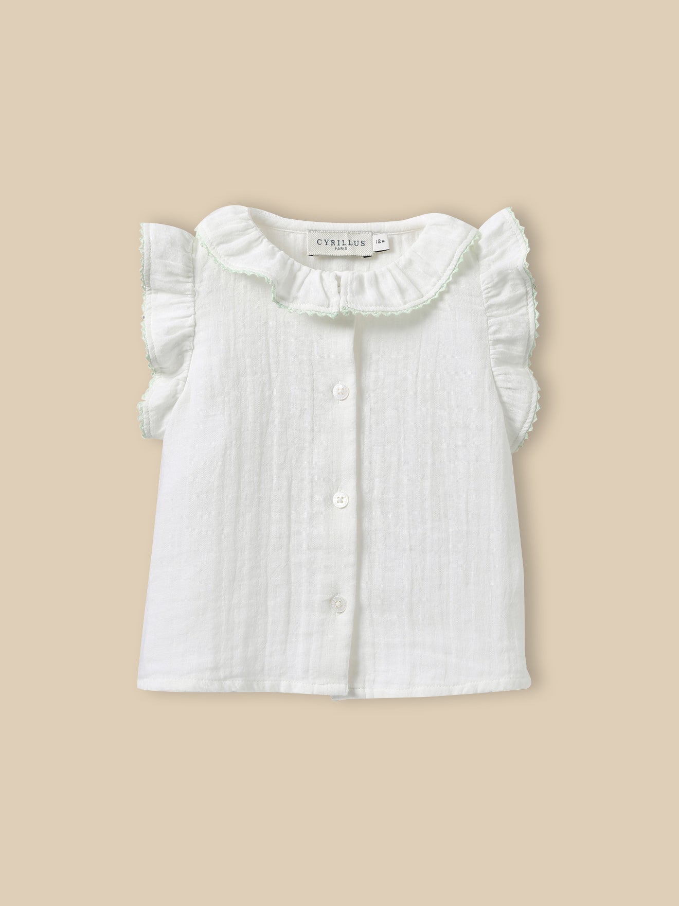 Bluse aus Musselin, Baumwolle, Baby