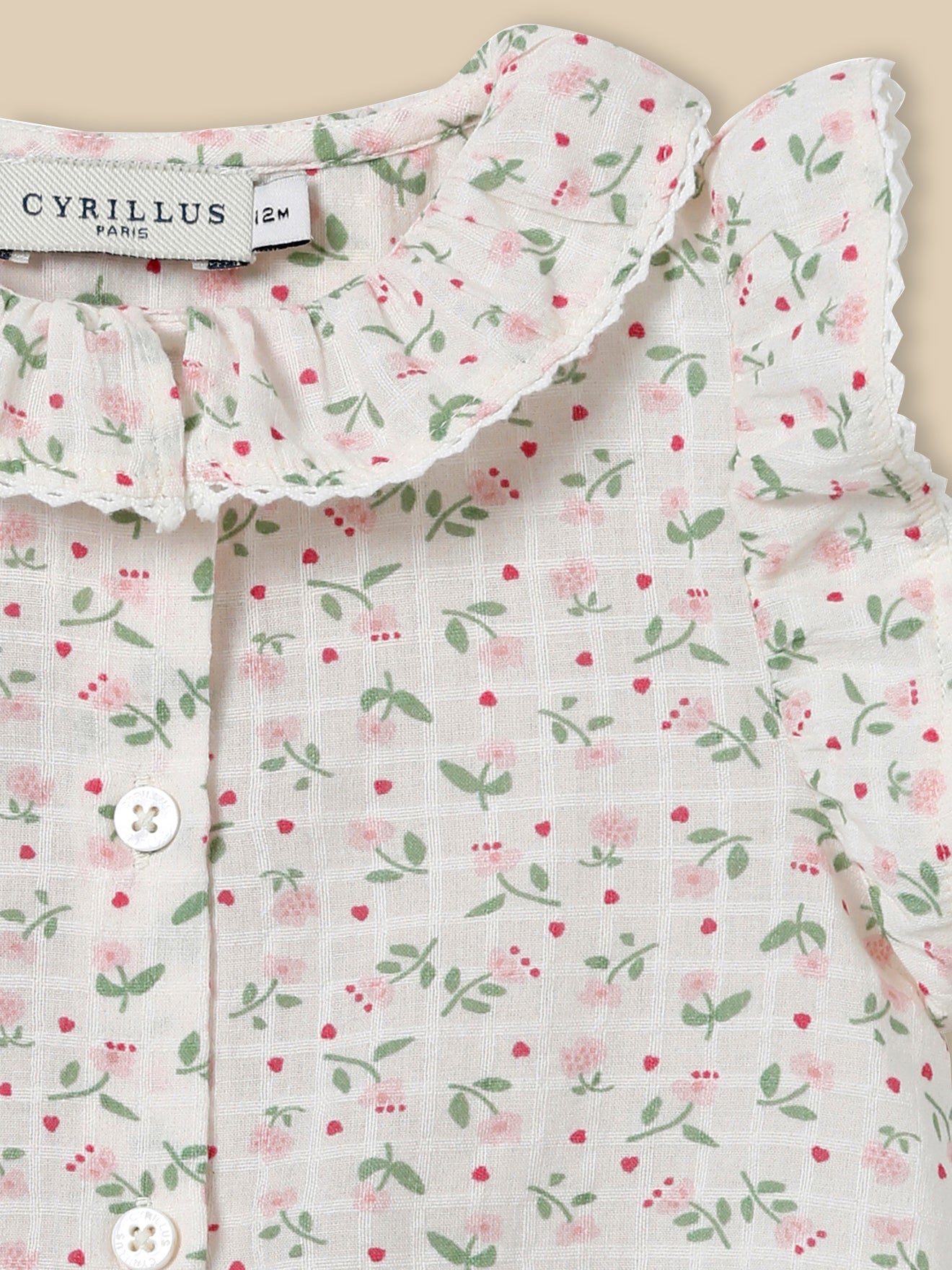 Bluse aus Musselin, Baumwolle, Baby