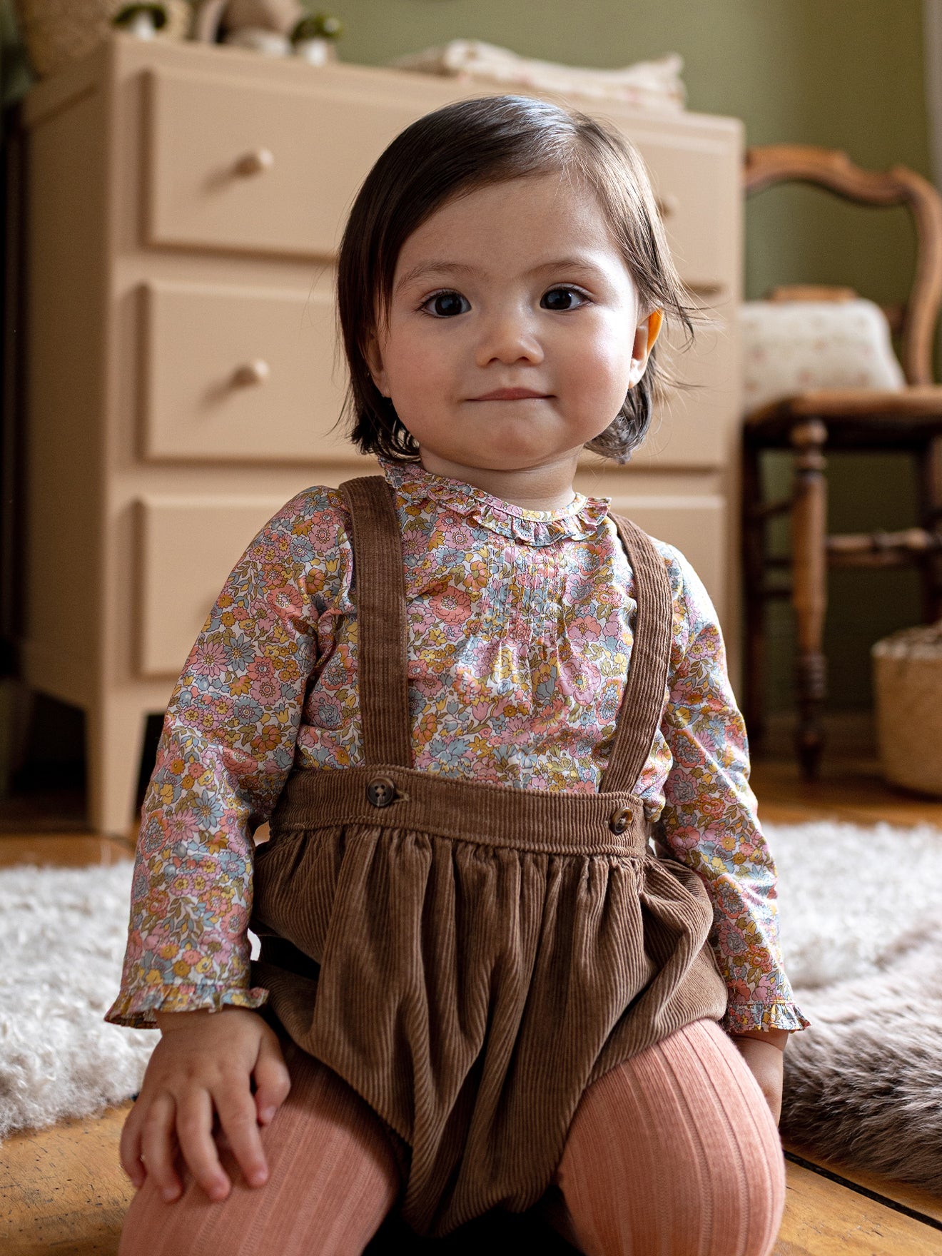 Pelerine aus Liberty Stoff für Babys