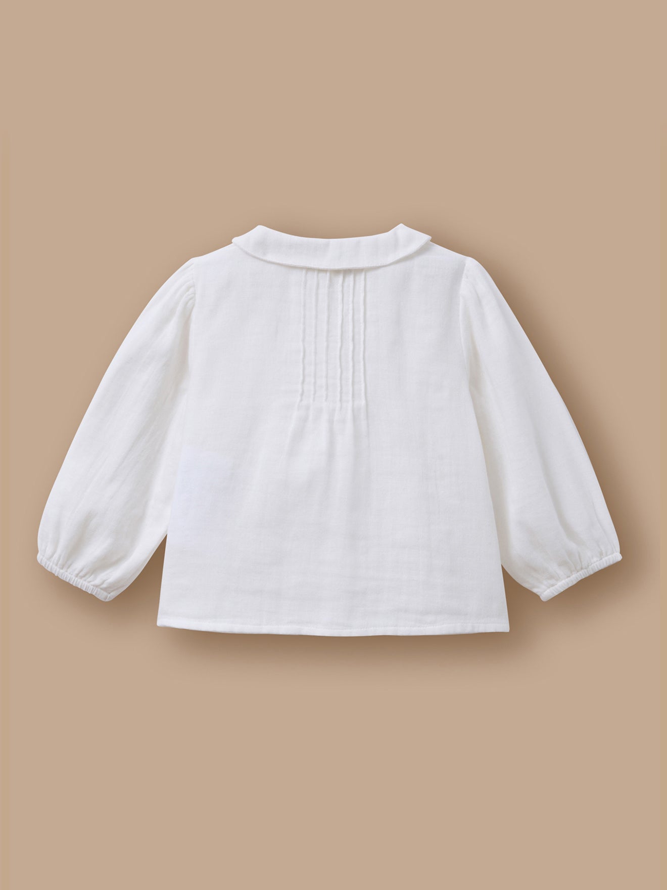 Bluse aus Baumwollgaze für Babys