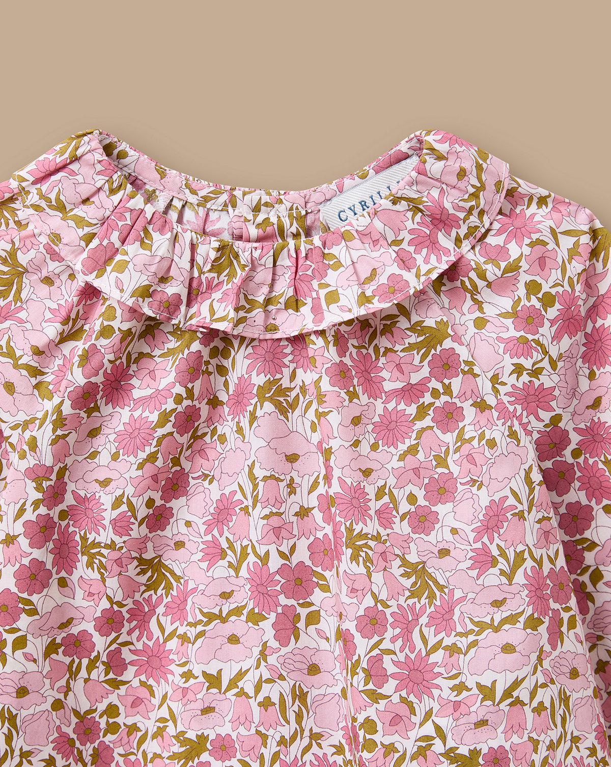 Bluse aus Liberty-Stoff für Babys