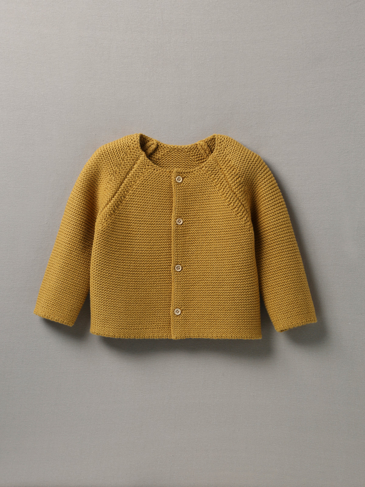 Baby-Strickjacke aus Wolle und Bio-Baumwolle