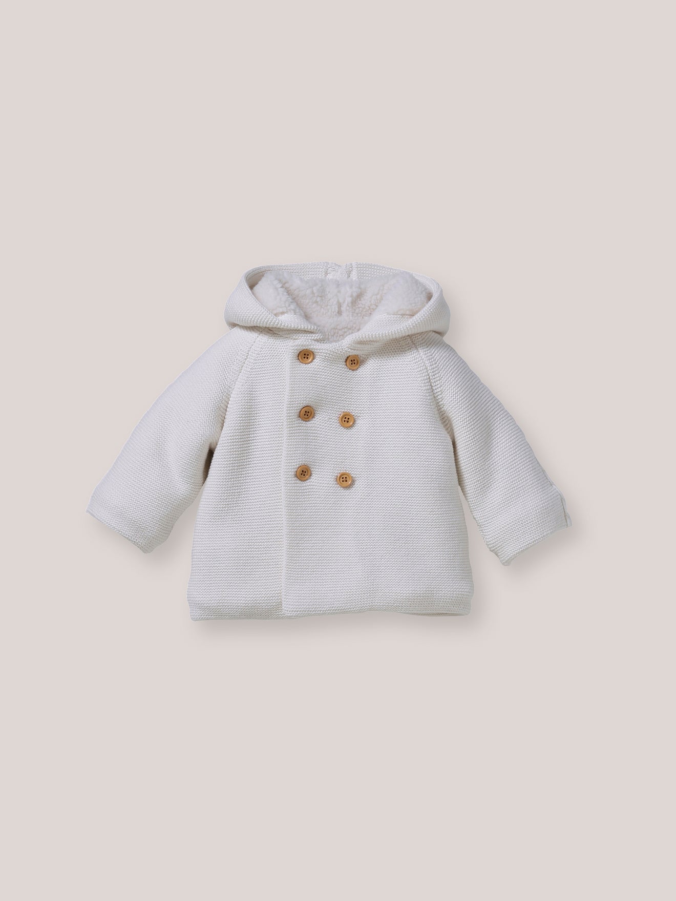 Babyjacke im Burnus-Stil