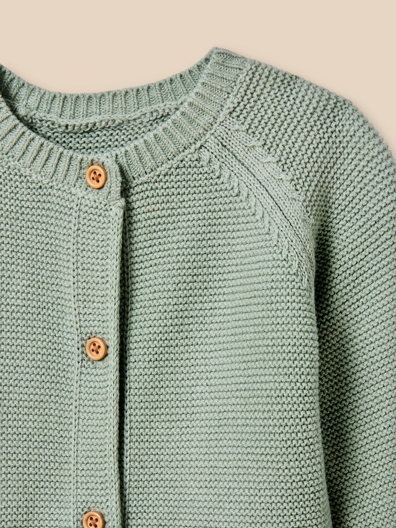 Strickjacke, Baby - Bio-Baumwolle