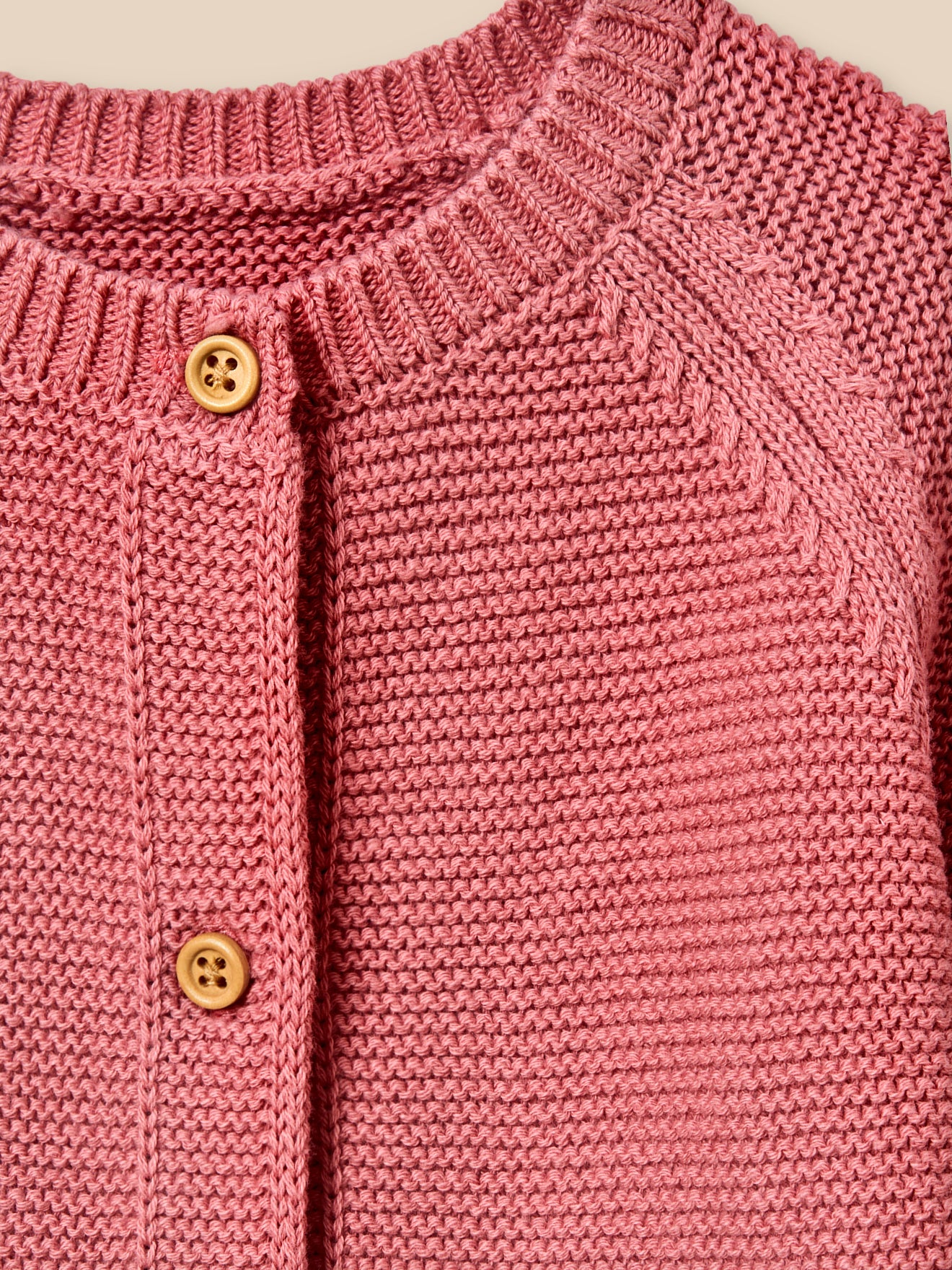 Strickjacke, Baby - Bio-Baumwolle