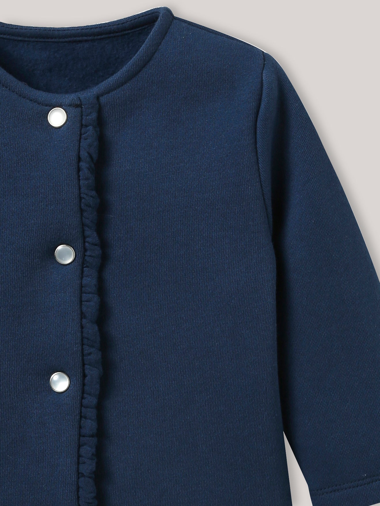 Baby-Cardigan aus Molton – Bio-Baumwolle