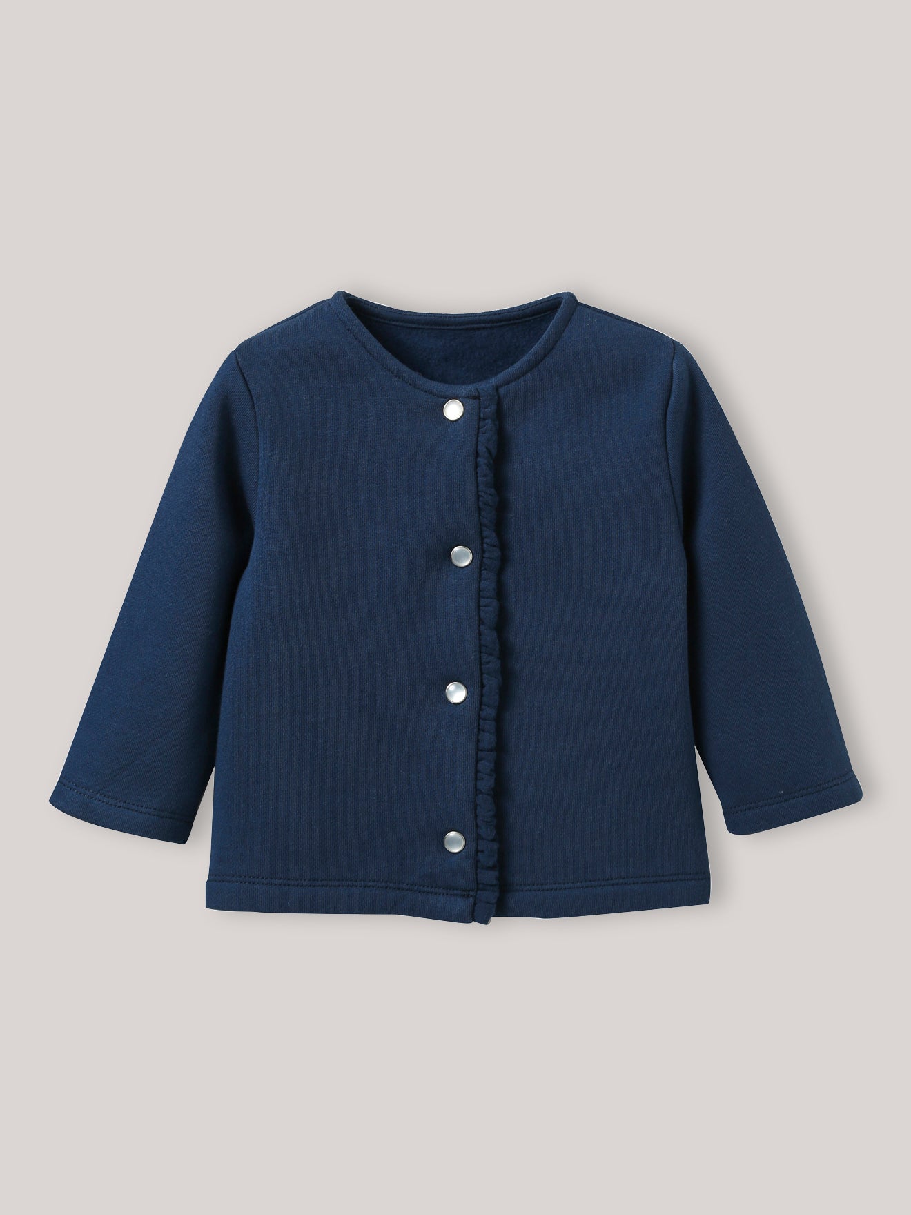 Baby-Cardigan aus Molton – Bio-Baumwolle