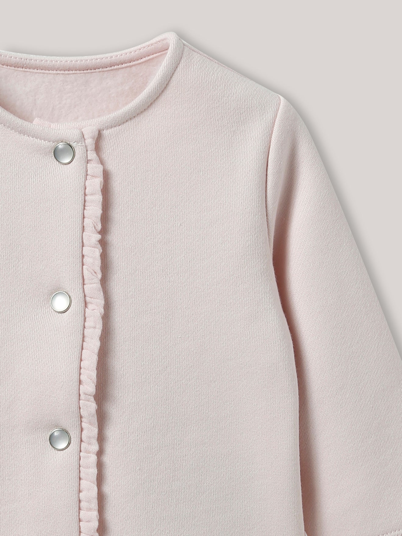 Baby-Cardigan aus Molton – Bio-Baumwolle