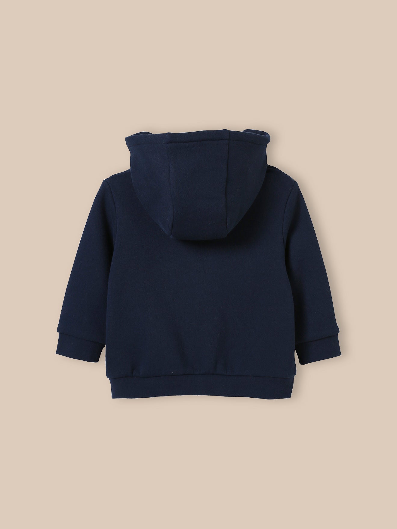 Baby-Kapuzenjacke mit Reißverschluss aus Bio-Baumwolle