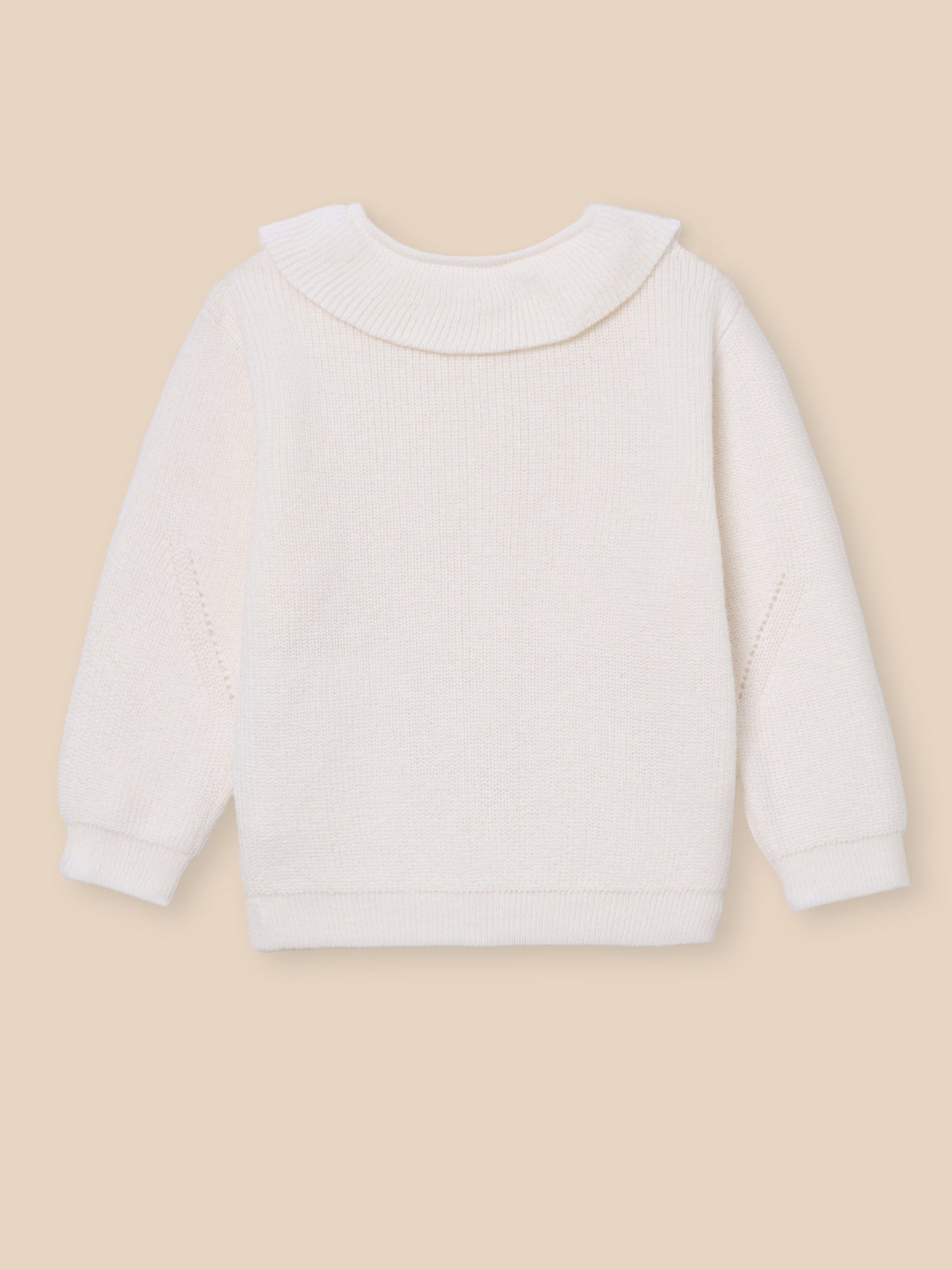 Strickjacke aus Bio-Baumwolle und Wolle, Baby