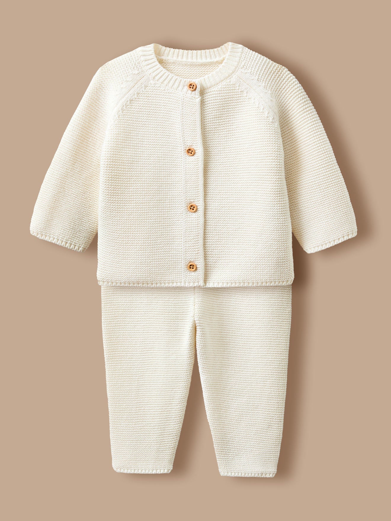BabyCardigan aus Bio-Baumwolle