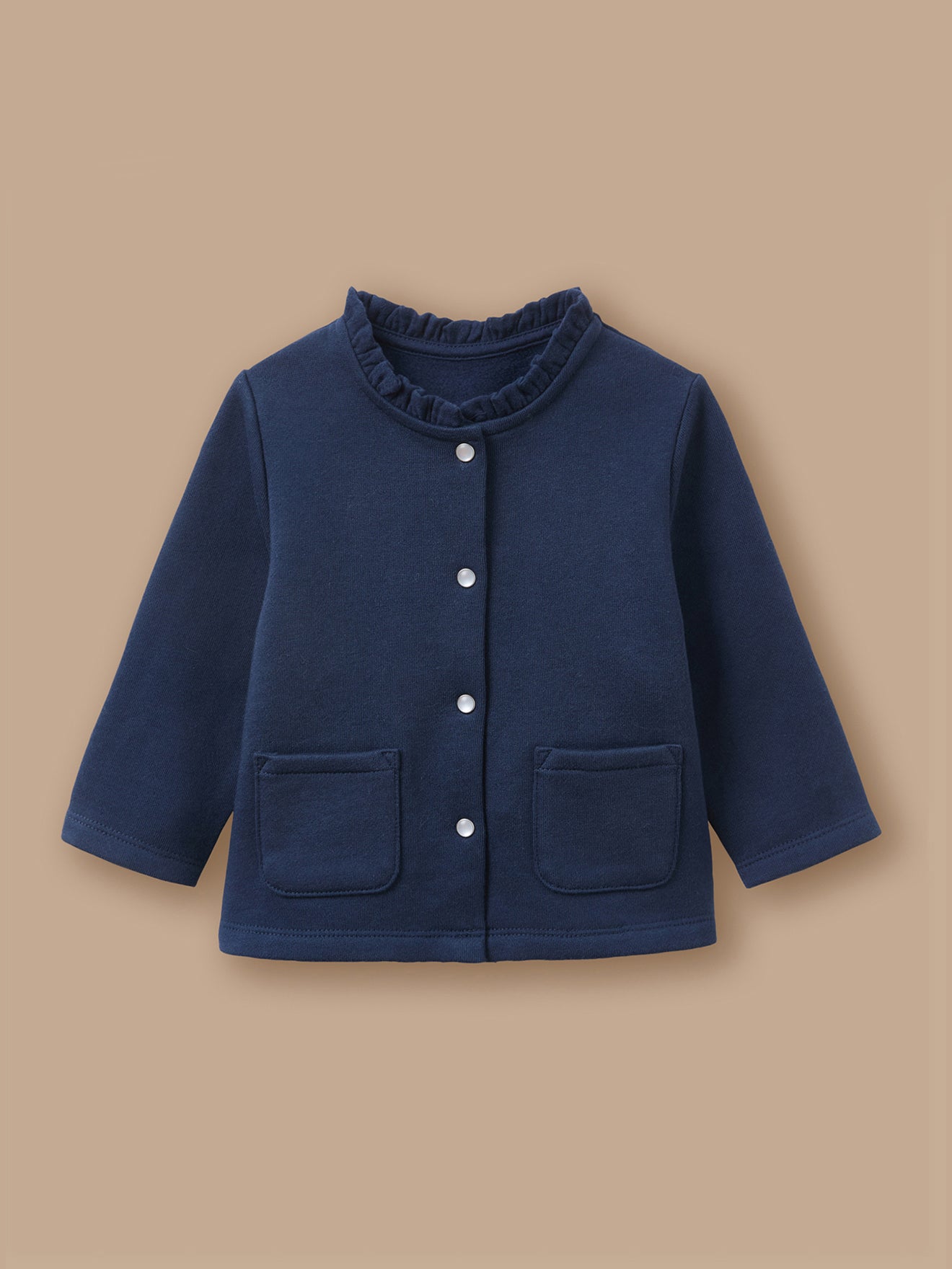 Baby-Cardigan aus Molton