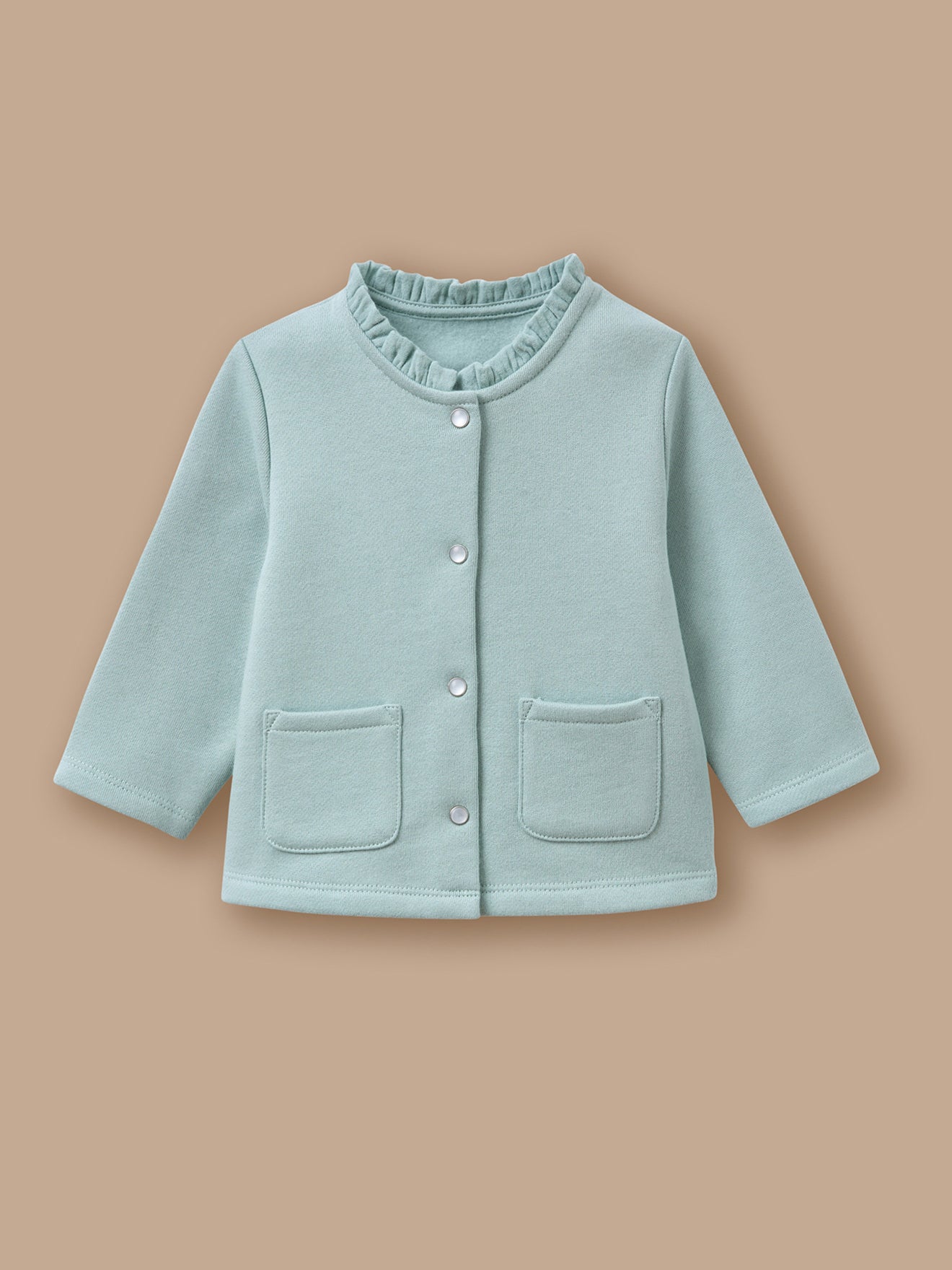 Baby-Cardigan aus Molton