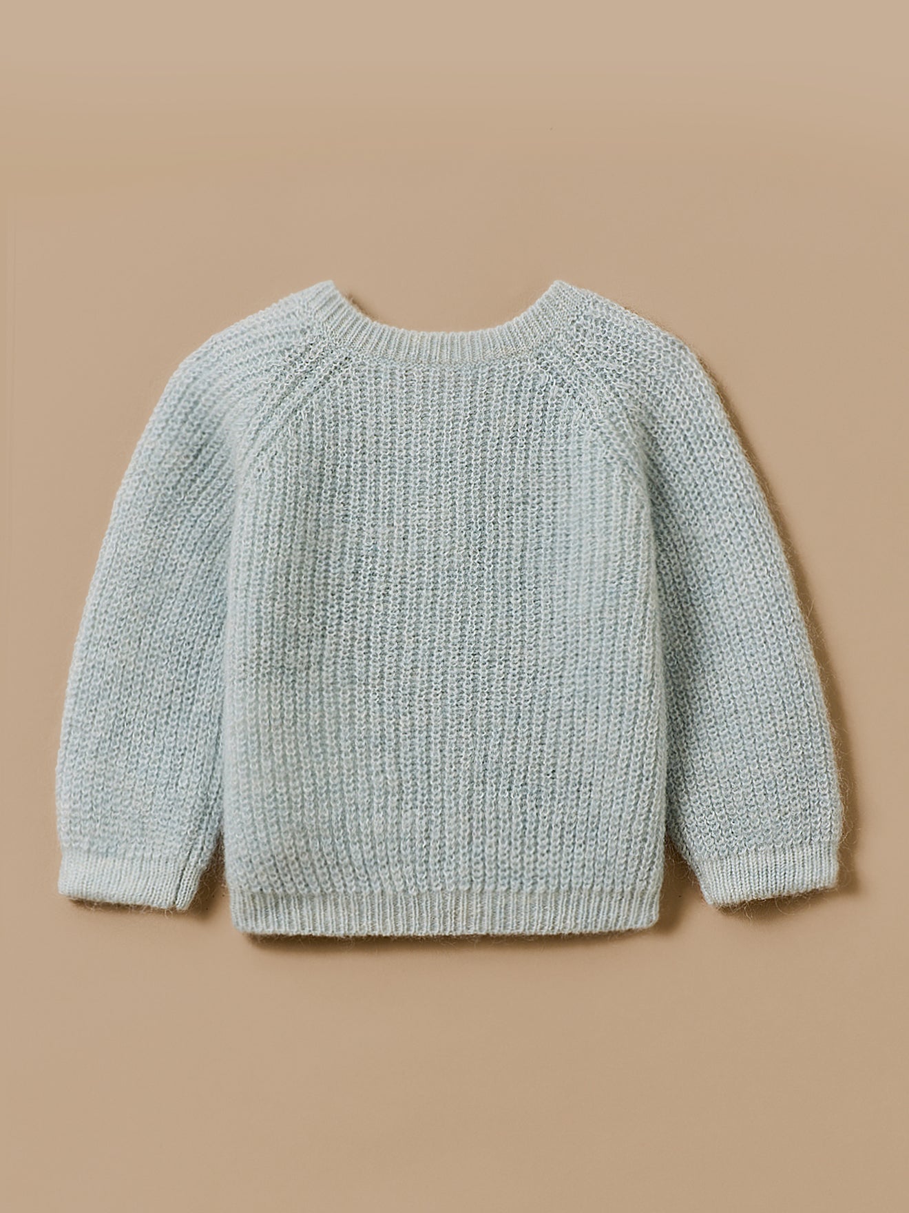 Cardigan aus Wolle und Mohair für Babys