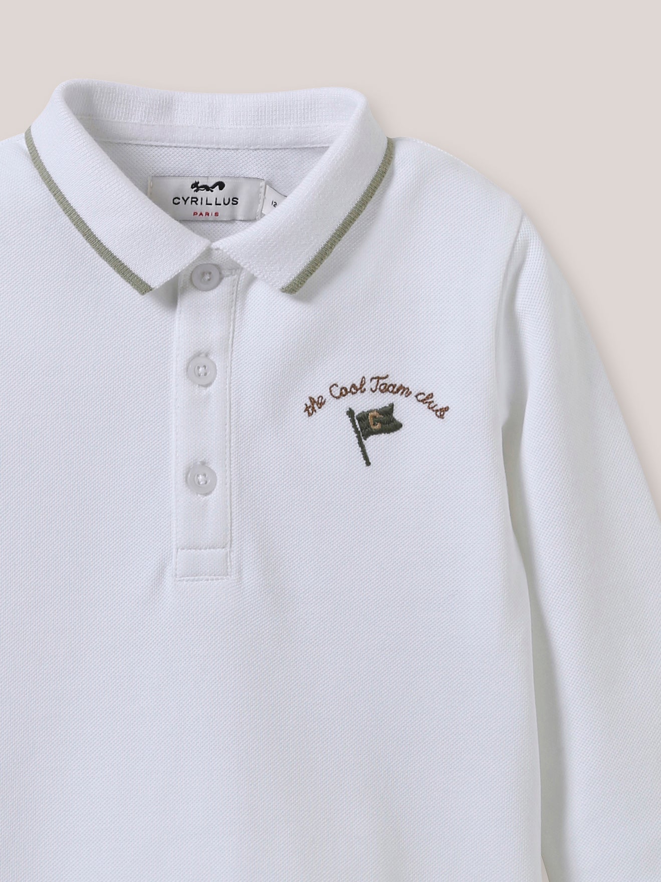 Baby-Poloshirt aus Pikeestrick – Bio-Baumwolle