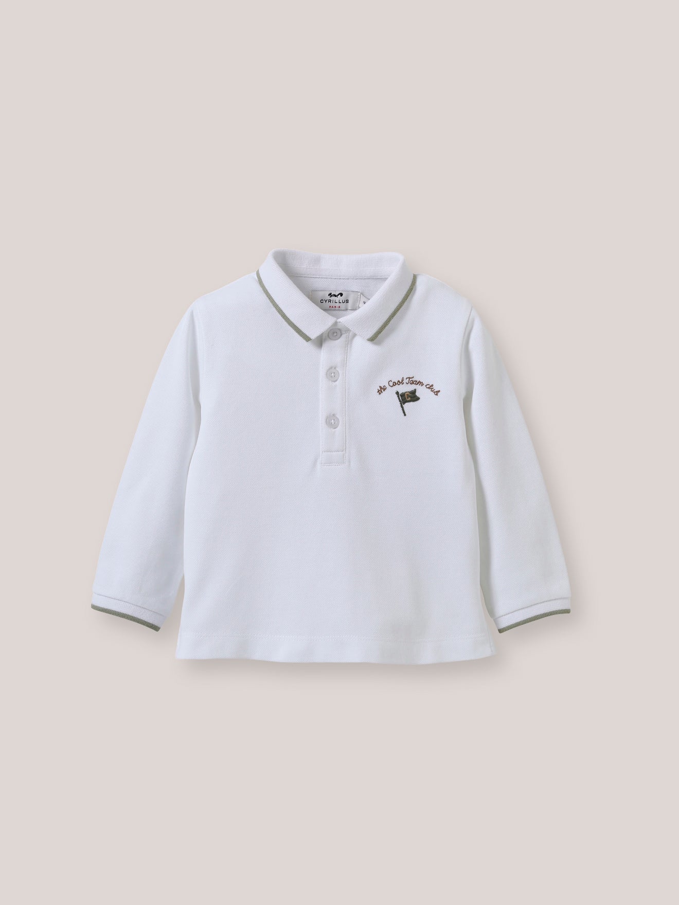 Baby-Poloshirt aus Pikeestrick – Bio-Baumwolle