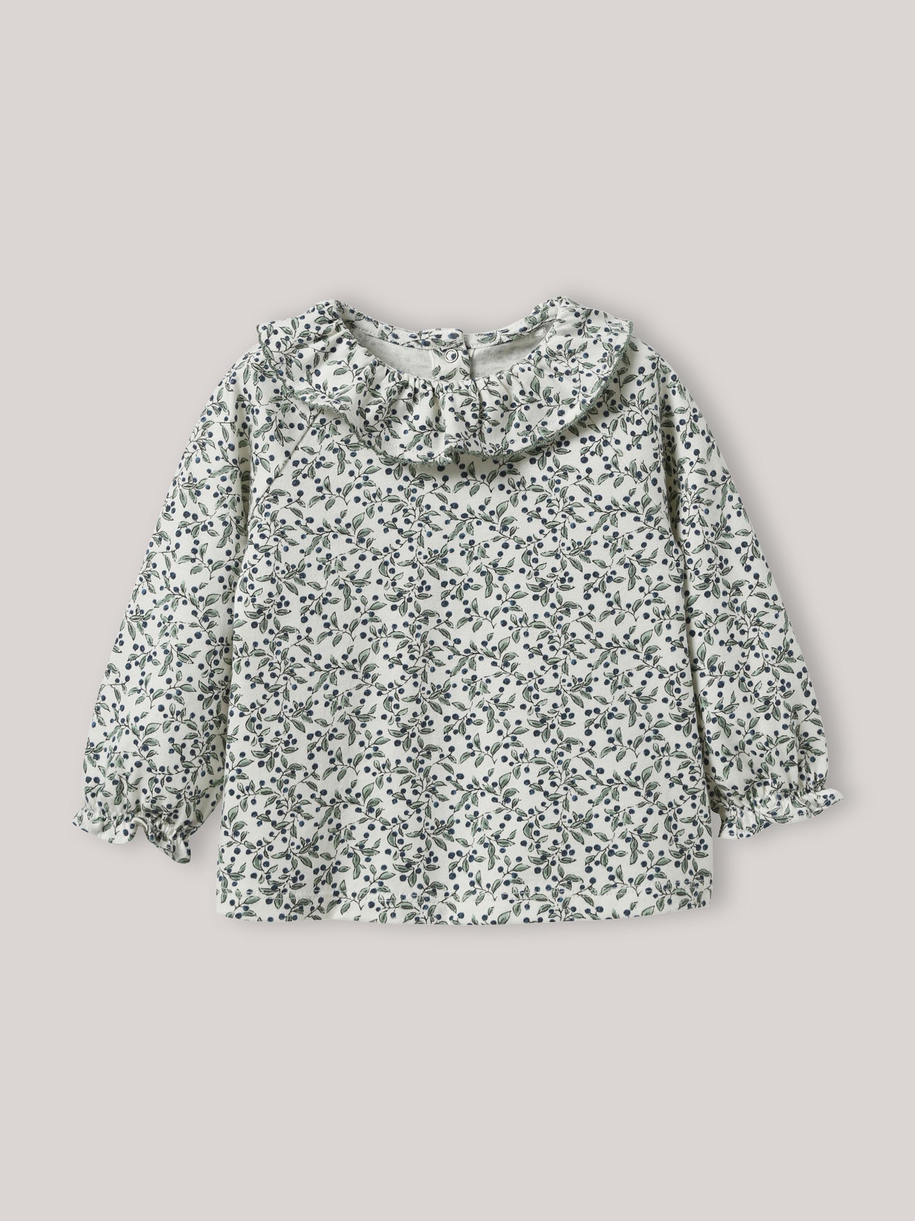 Baby-Shirt mit Druckmuster « Olivia » – Bio-Baumwolle