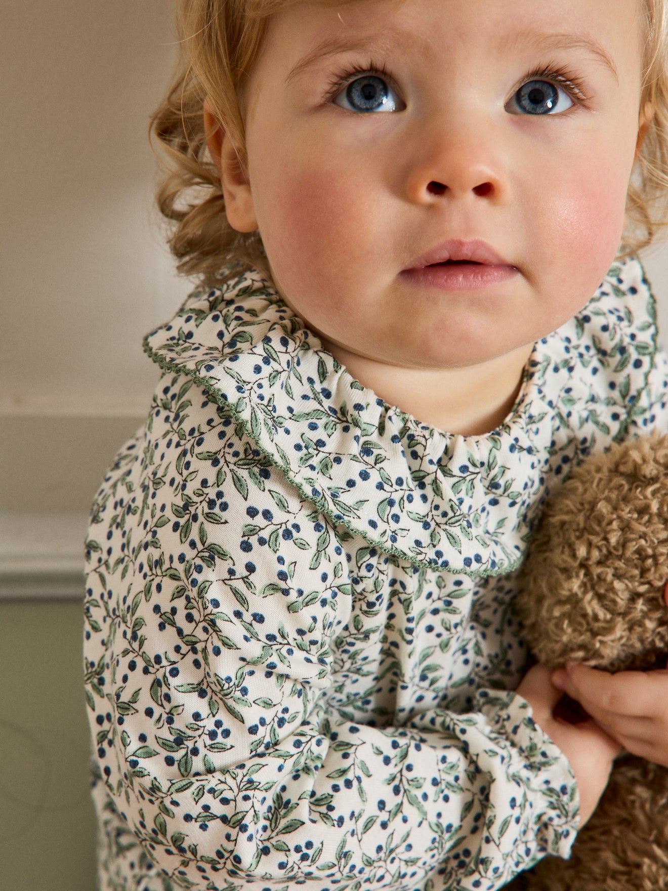 Baby-Shirt mit Druckmuster « Olivia » – Bio-Baumwolle