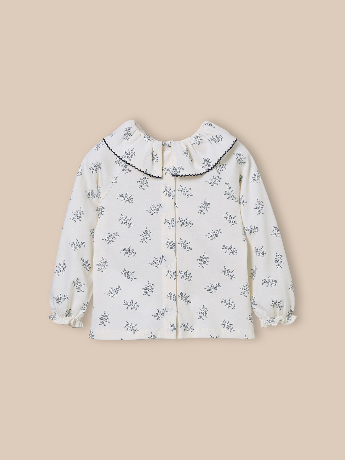 Baby-Shirt mit Druckmuster « Olivia » – Bio-Baumwolle