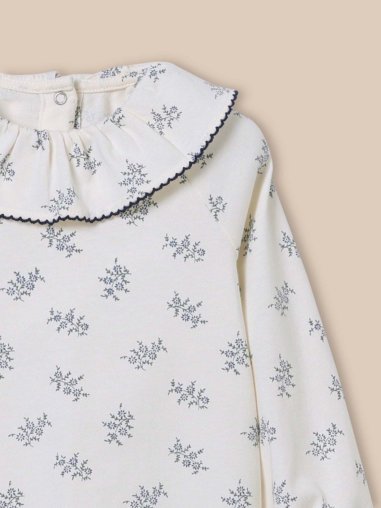 Baby-Shirt mit Druckmuster « Olivia » – Bio-Baumwolle