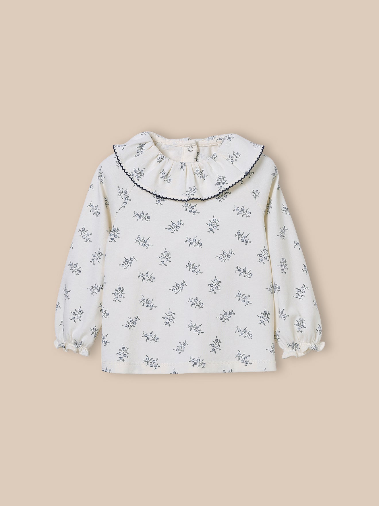 Baby-Shirt mit Druckmuster « Olivia » – Bio-Baumwolle