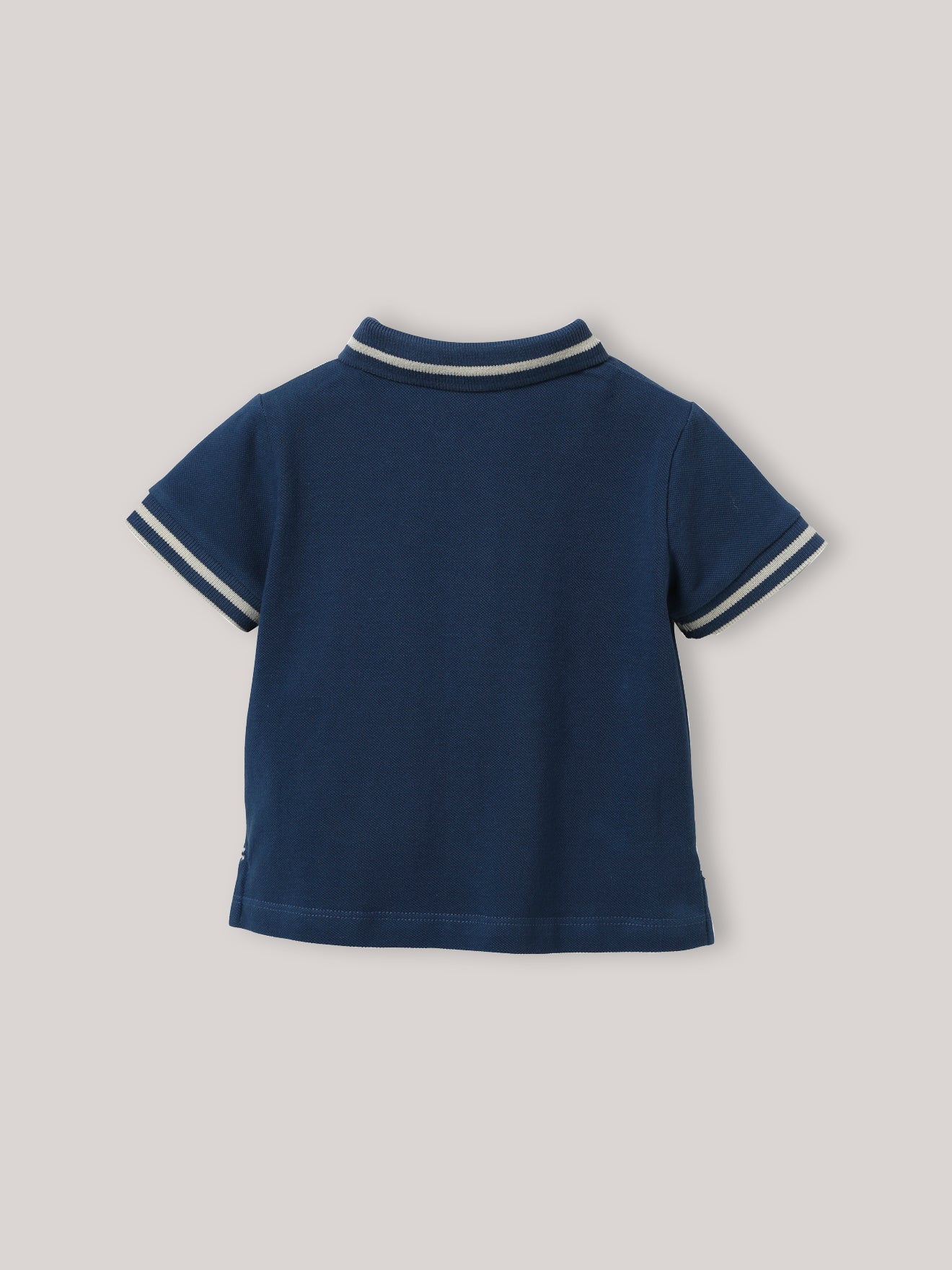 Baby-Poloshirt aus Pikeestrick – Bio-Baumwolle