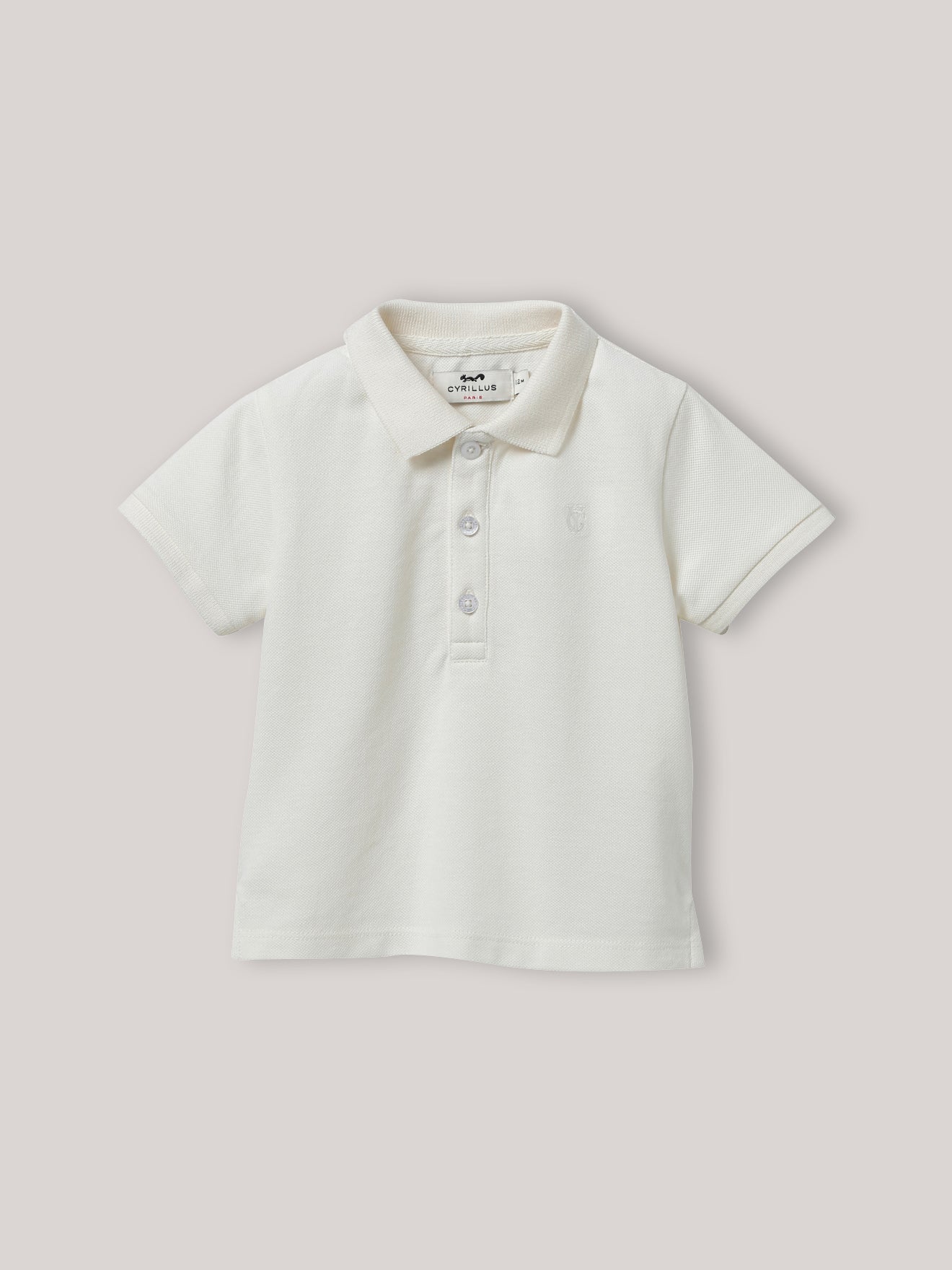 Baby-Poloshirt aus Pikeestrick – Bio-Baumwolle