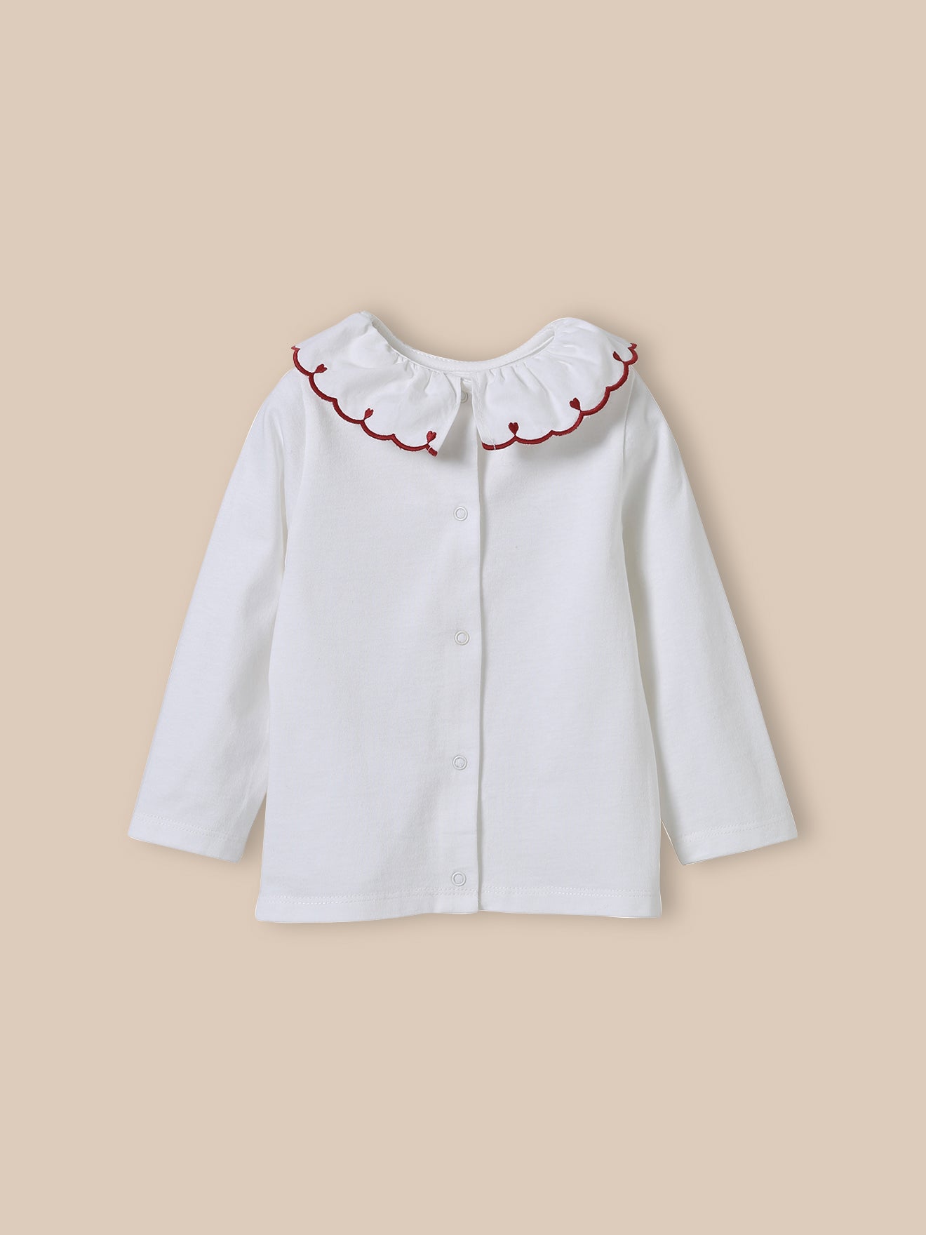 Baby-T-Shirt mit Stickerei – Bio-Baumwolle