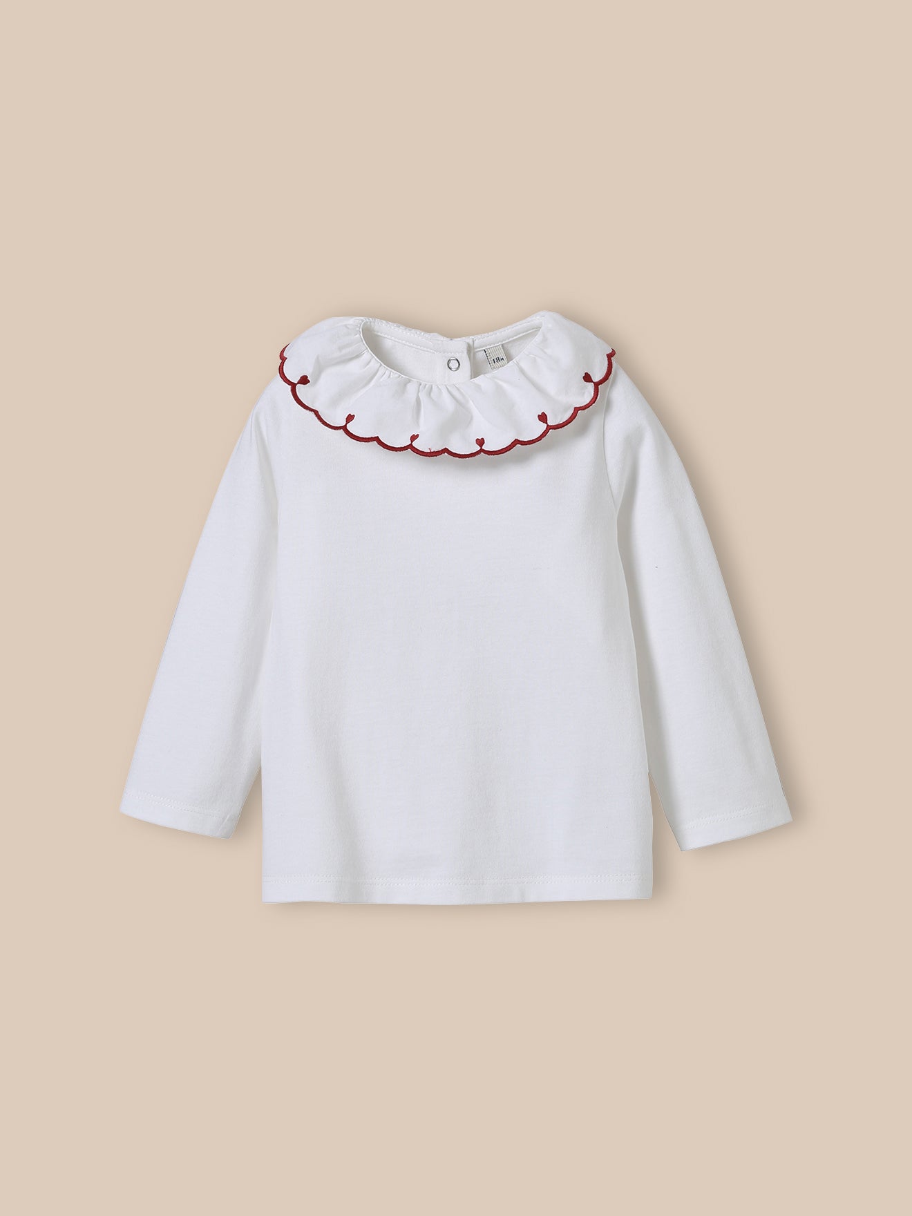 Baby-T-Shirt mit Stickerei – Bio-Baumwolle