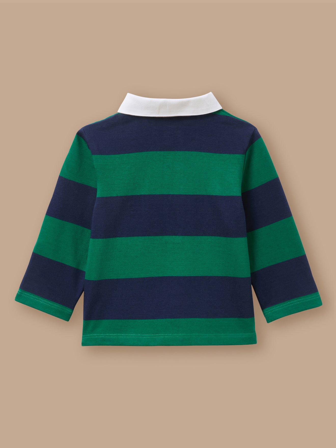 Baby-Poloshirt im Rugby-Stil – Bio-Baumwolle