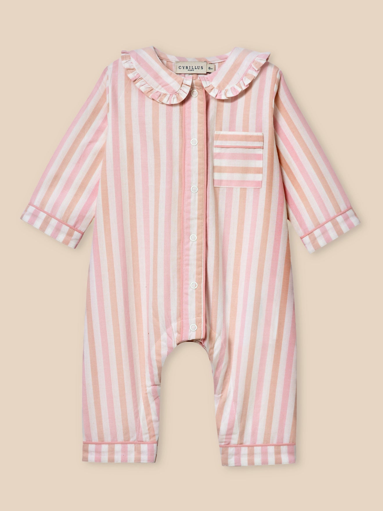Baby-Schlafanzug mit Druckmuster