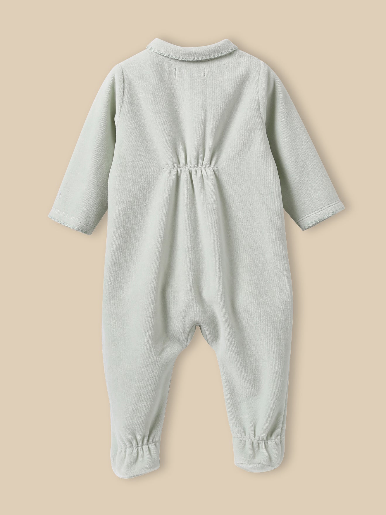 Babystrampler aus Velours