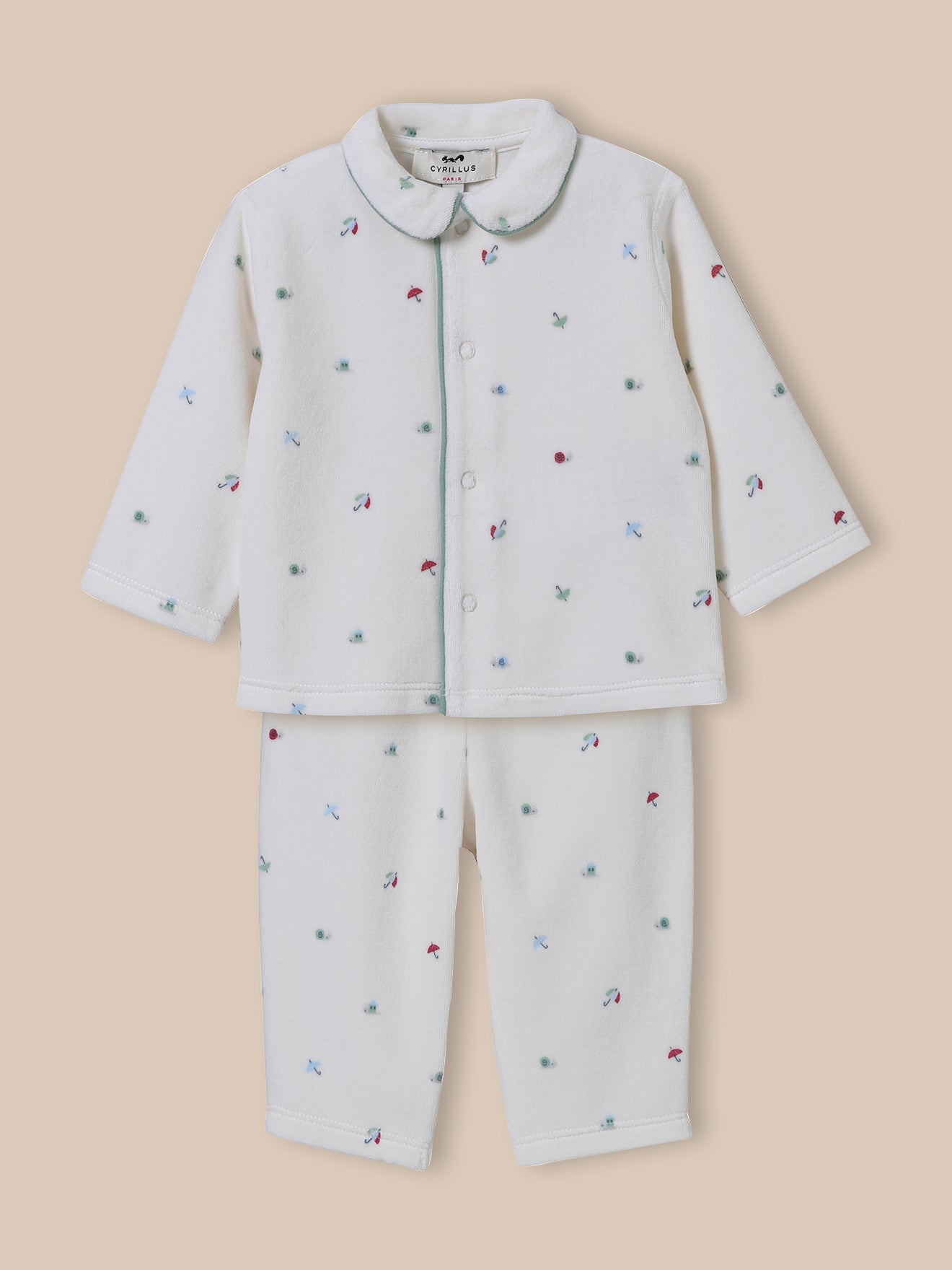 Baby-Pyjama aus Samt