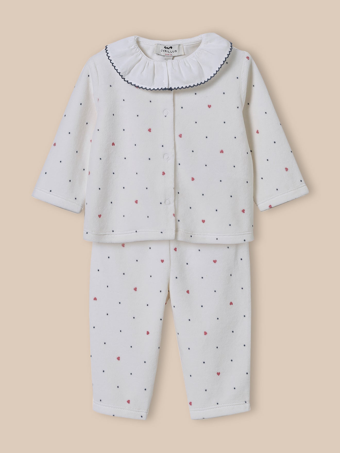 Baby-Samtpyjama