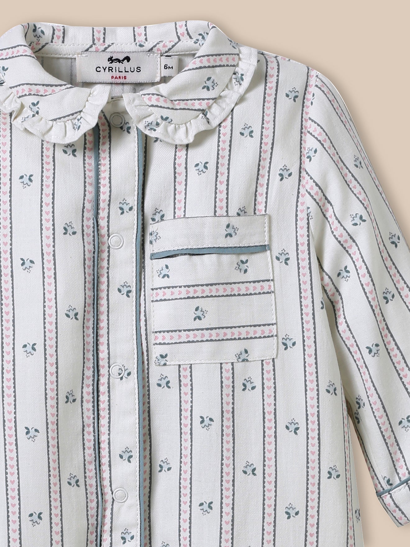 Baby-Pyjama « Großvater-Look »