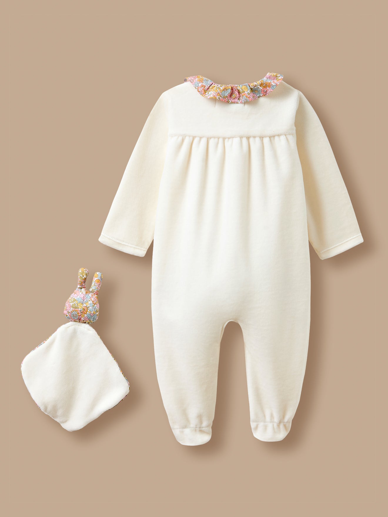 Babyschlafanzug - Liberty-Kragen