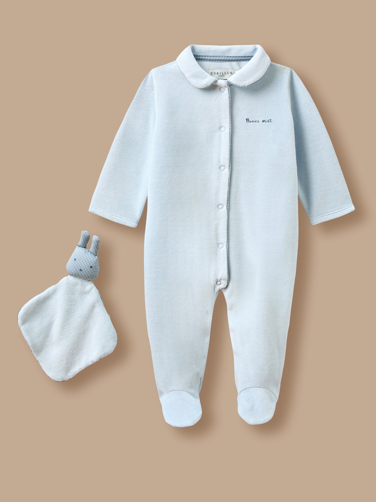 Baby-Schlafer aus Velours