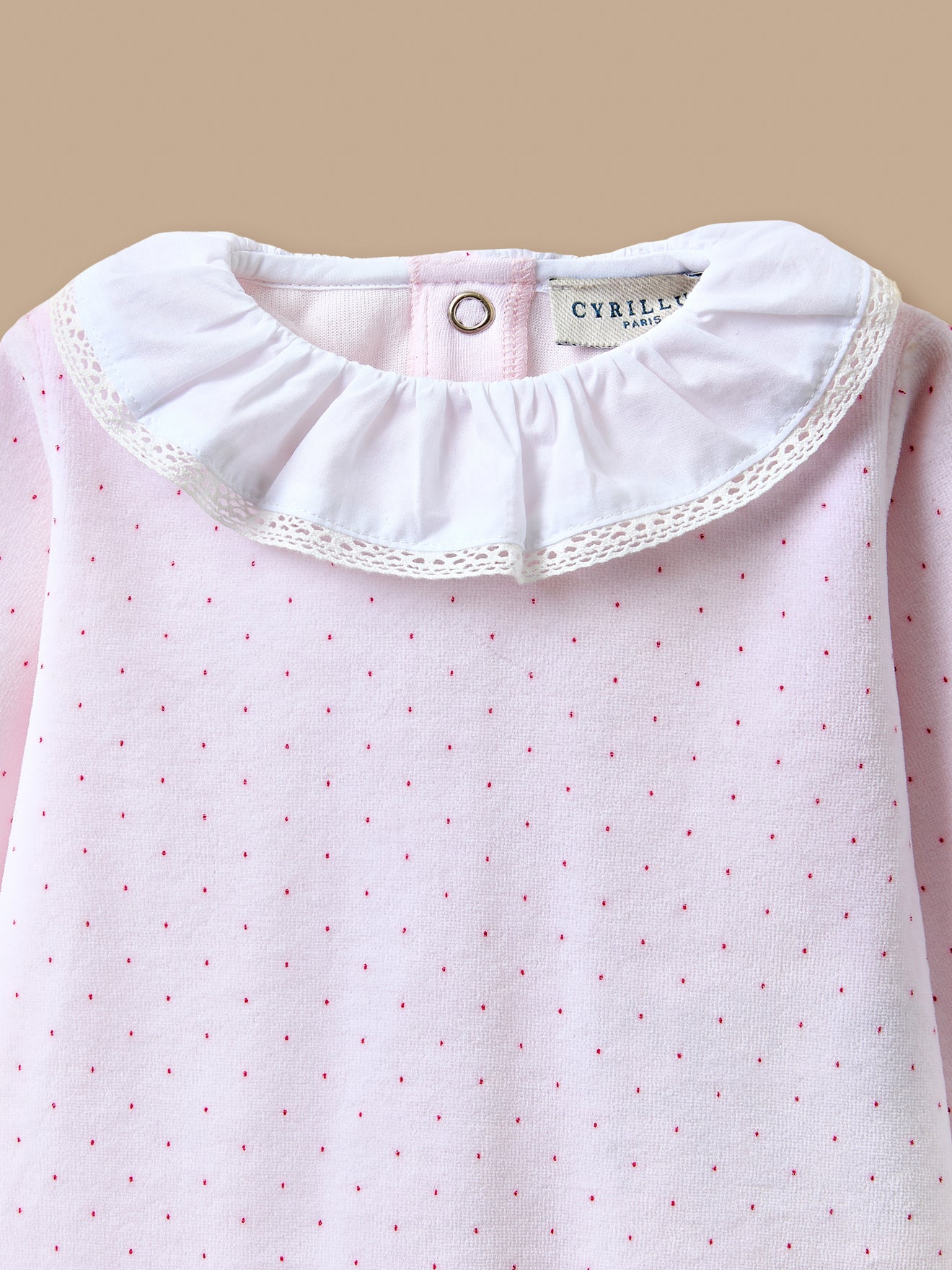 Baby-Strampler aus Samt