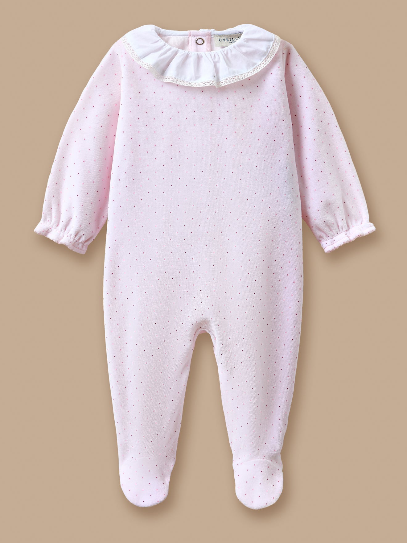 Baby-Strampler aus Samt