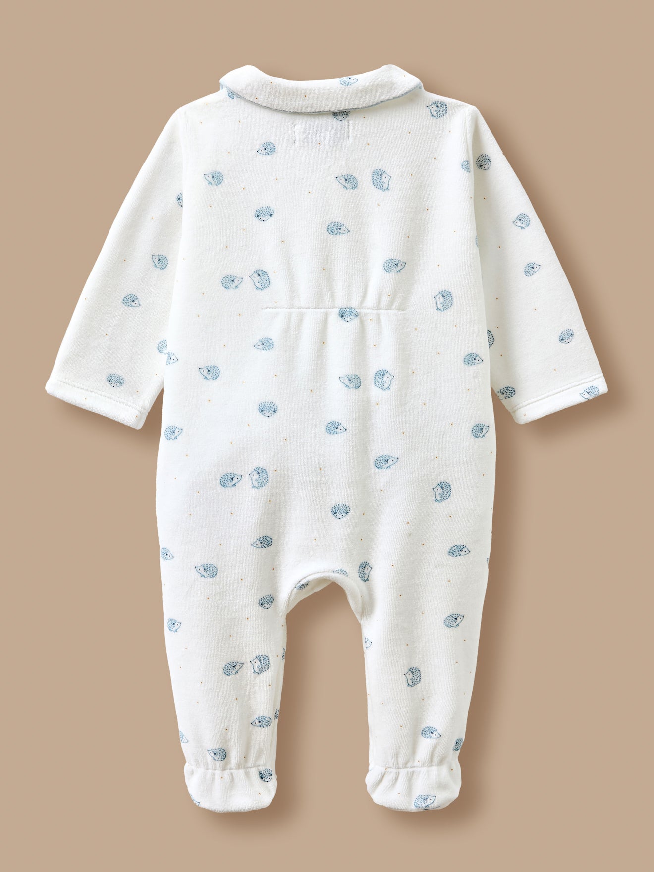 Bedruckter Samt-Schlafanzug Baby