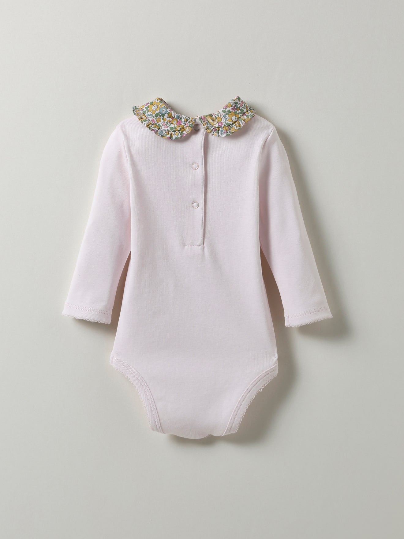 Baby-Body mit Kragen aus Liberty®-Stoff – Bio-Baumwolle