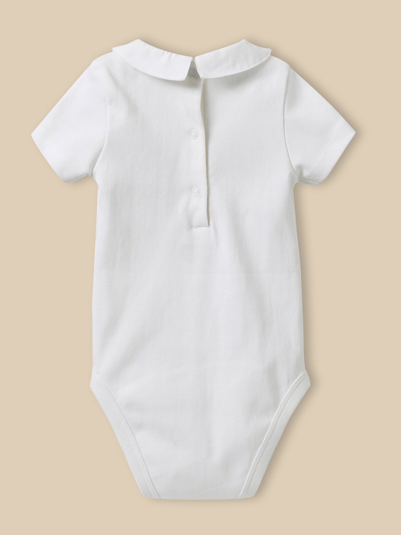 Bestickter Body, Baby - Bio-Baumwolle