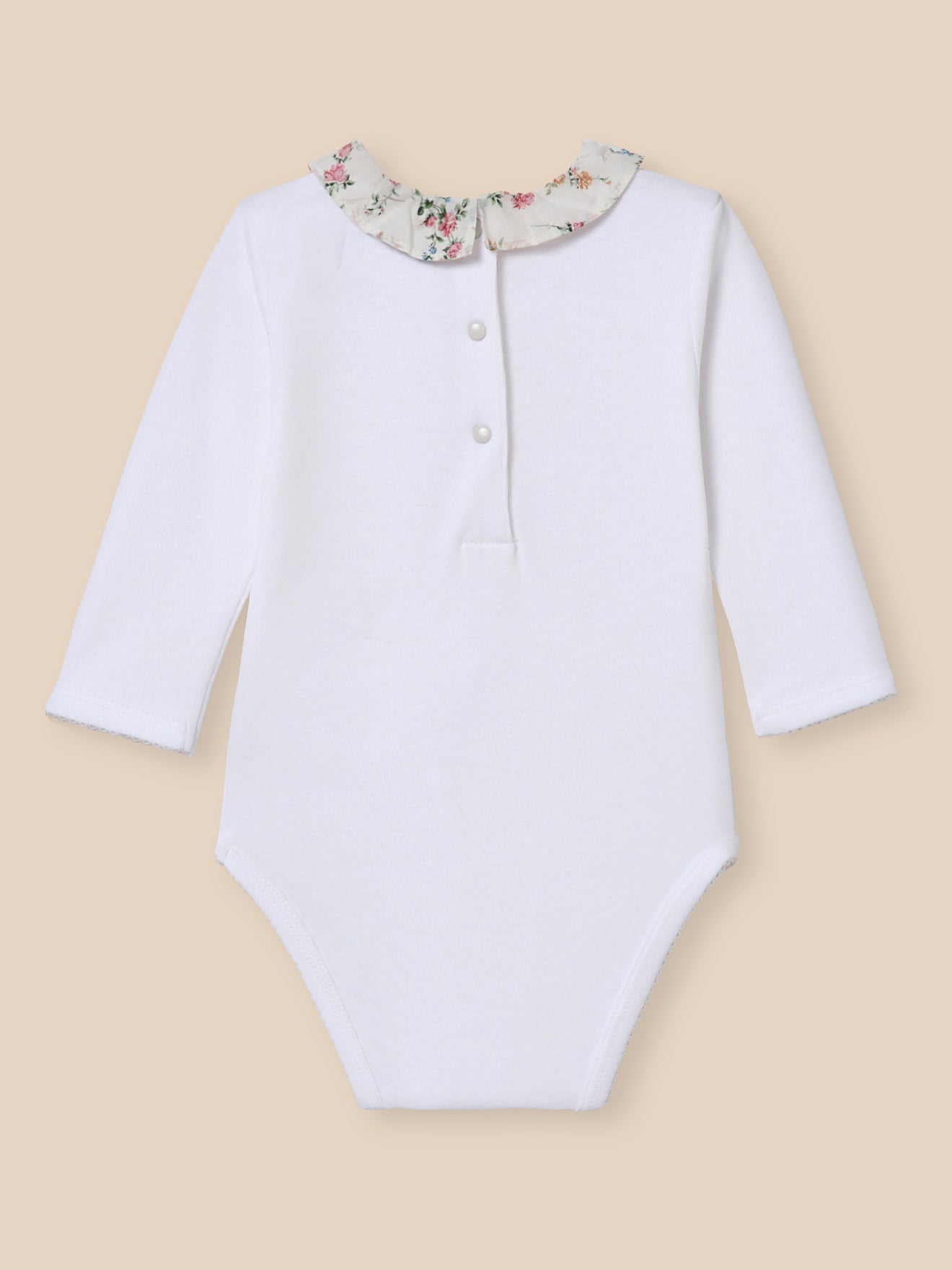 Body mit Kragen aus Liberty-Stoff Baby - Bio-Baumwolle