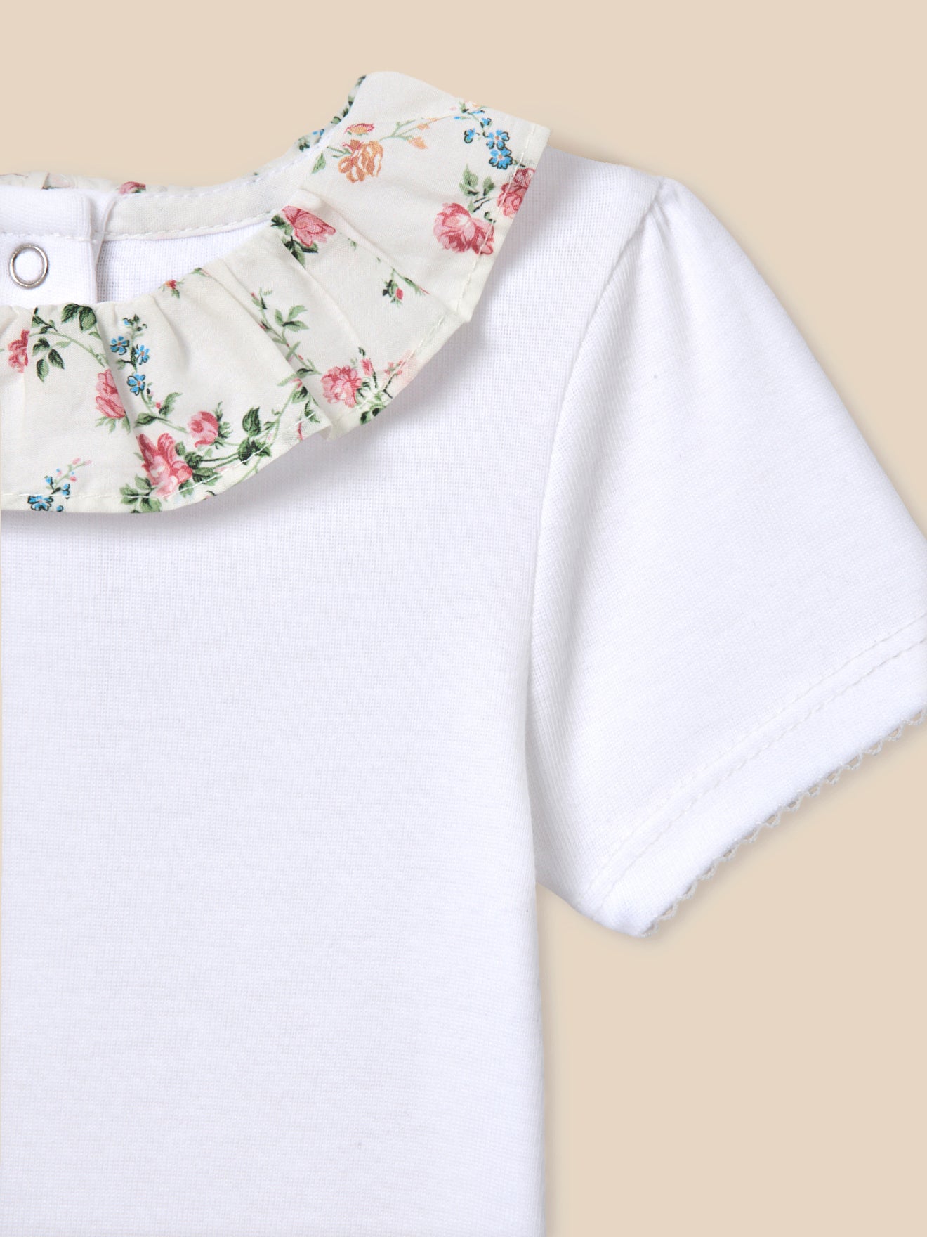 Body aus Liberty-Stoff, Baby - Biologische Baumwolle