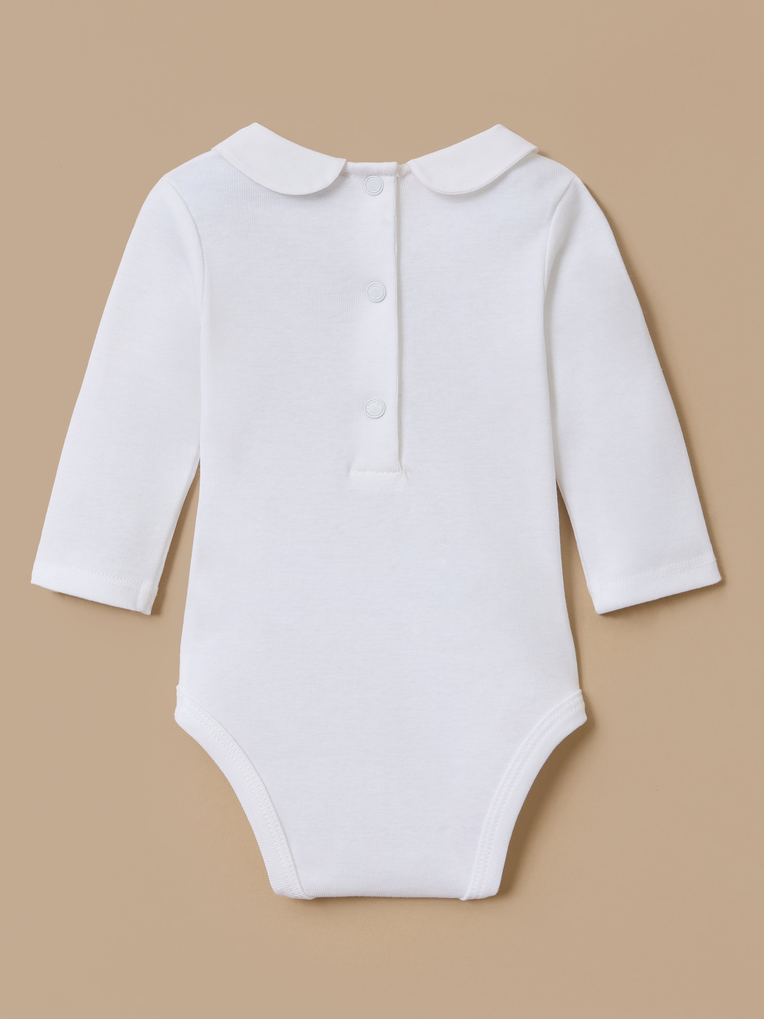 Body mit besticktem Kragen für Babys