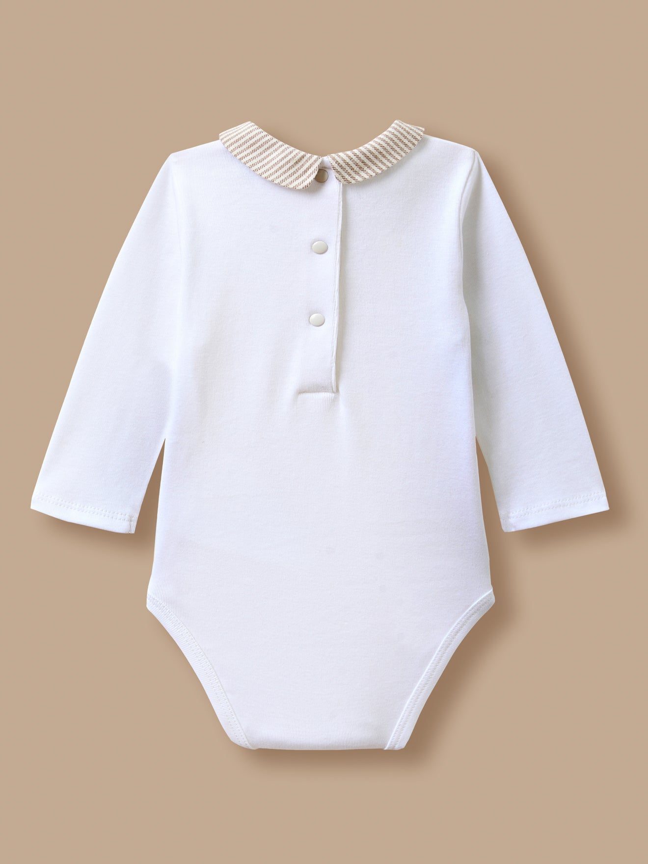 Body mit Streifenkragen Baby