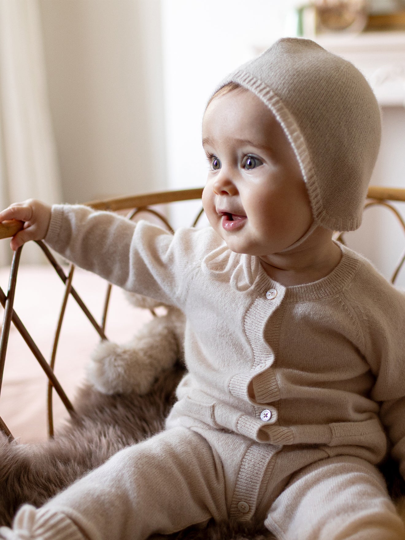 Baby-Mütze aus Kaschmir