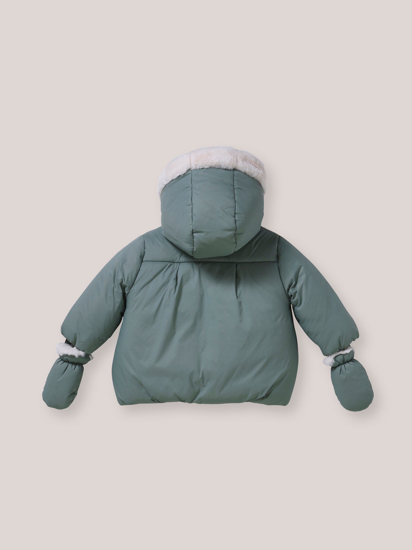 Baby-Steppjacke mit Sherpa-Futter